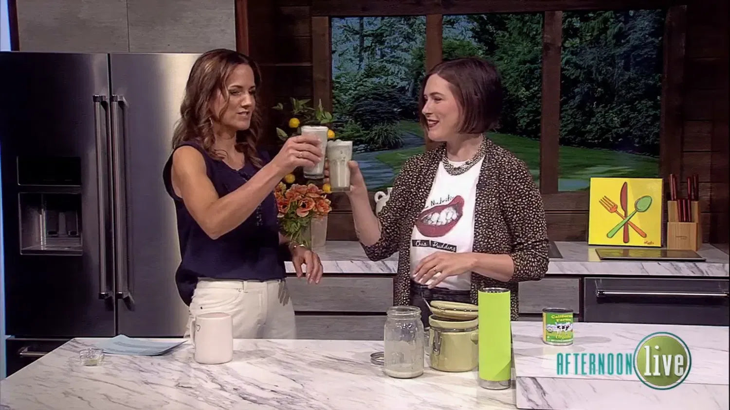 Matcha Chia Fresca Milk Tea Recipe on KATU’s “Afternoon Live”