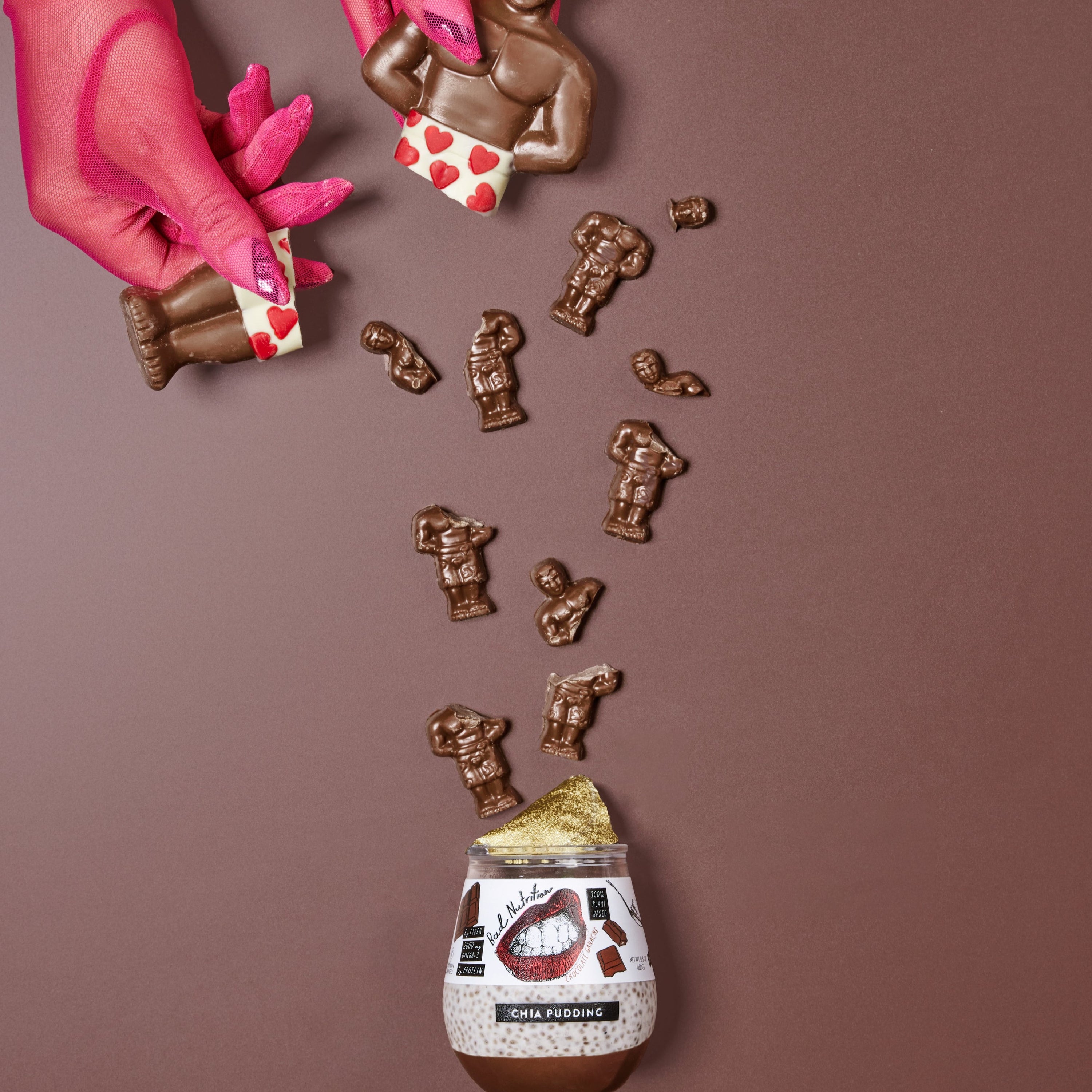 Chocolate Ganache Chia Pudding